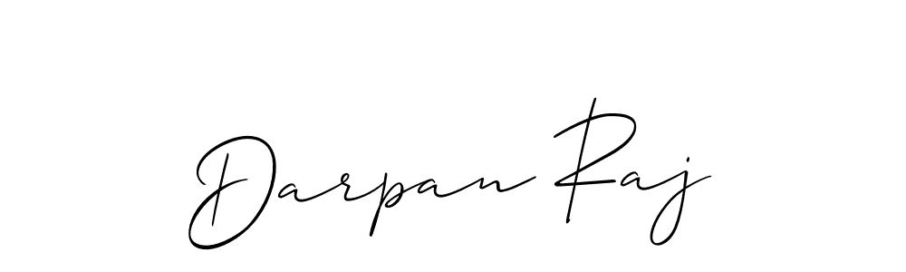 Also we have Darpan Raj name is the best signature style. Create professional handwritten signature collection using Allison_Script autograph style. Darpan Raj signature style 2 images and pictures png