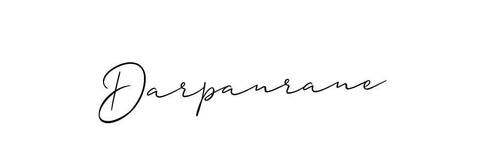 Darpanrane stylish signature style. Best Handwritten Sign (Allison_Script) for my name. Handwritten Signature Collection Ideas for my name Darpanrane. Darpanrane signature style 2 images and pictures png