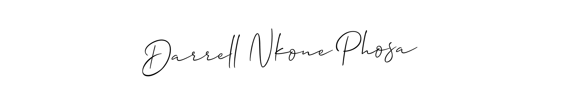 This is the best signature style for the Darrell Nkone Phosa name. Also you like these signature font (Allison_Script). Mix name signature. Darrell Nkone Phosa signature style 2 images and pictures png