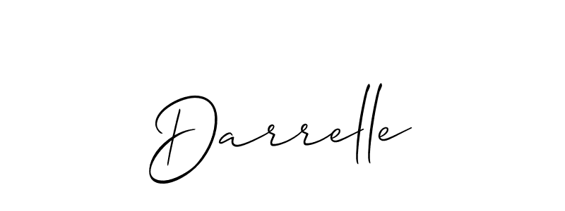 Make a beautiful signature design for name Darrelle. Use this online signature maker to create a handwritten signature for free. Darrelle signature style 2 images and pictures png