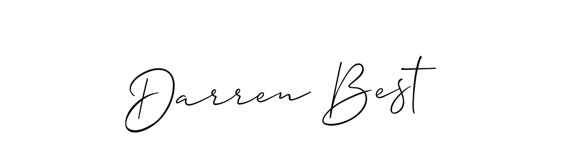 How to Draw Darren Best signature style? Allison_Script is a latest design signature styles for name Darren Best. Darren Best signature style 2 images and pictures png