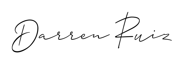 Make a beautiful signature design for name Darren Ruiz. Use this online signature maker to create a handwritten signature for free. Darren Ruiz signature style 2 images and pictures png
