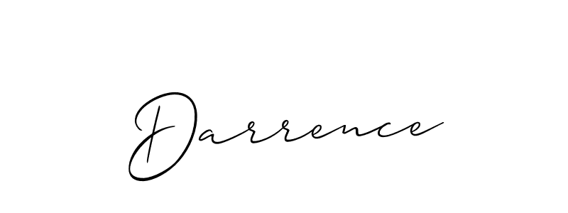 Also we have Darrence name is the best signature style. Create professional handwritten signature collection using Allison_Script autograph style. Darrence signature style 2 images and pictures png