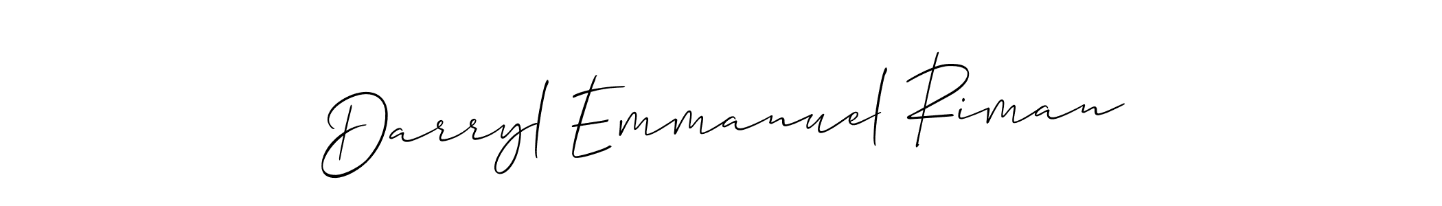 You can use this online signature creator to create a handwritten signature for the name Darryl Emmanuel Riman. This is the best online autograph maker. Darryl Emmanuel Riman signature style 2 images and pictures png