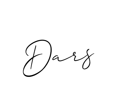 The best way (Allison_Script) to make a short signature is to pick only two or three words in your name. The name Dars include a total of six letters. For converting this name. Dars signature style 2 images and pictures png