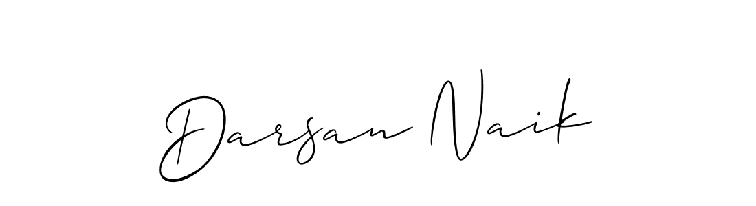 It looks lik you need a new signature style for name Darsan Naik. Design unique handwritten (Allison_Script) signature with our free signature maker in just a few clicks. Darsan Naik signature style 2 images and pictures png
