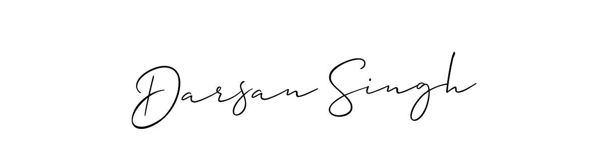 Best and Professional Signature Style for Darsan Singh. Allison_Script Best Signature Style Collection. Darsan Singh signature style 2 images and pictures png