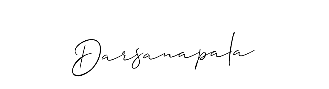 Also we have Darsanapala name is the best signature style. Create professional handwritten signature collection using Allison_Script autograph style. Darsanapala signature style 2 images and pictures png