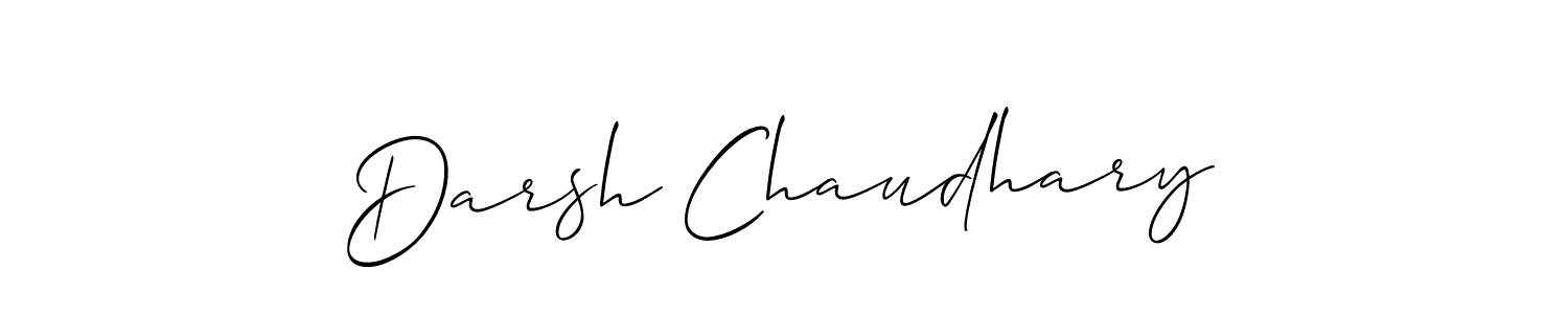 The best way (Allison_Script) to make a short signature is to pick only two or three words in your name. The name Darsh Chaudhary include a total of six letters. For converting this name. Darsh Chaudhary signature style 2 images and pictures png