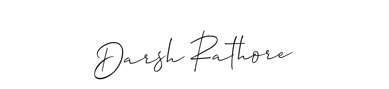 How to make Darsh Rathore signature? Allison_Script is a professional autograph style. Create handwritten signature for Darsh Rathore name. Darsh Rathore signature style 2 images and pictures png