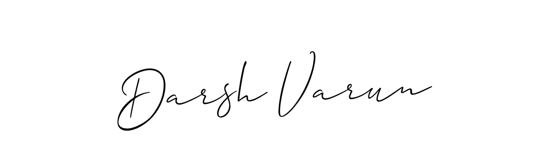 You should practise on your own different ways (Allison_Script) to write your name (Darsh Varun) in signature. don't let someone else do it for you. Darsh Varun signature style 2 images and pictures png
