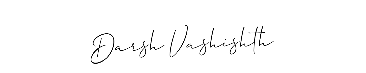 The best way (Allison_Script) to make a short signature is to pick only two or three words in your name. The name Darsh Vashishth include a total of six letters. For converting this name. Darsh Vashishth signature style 2 images and pictures png