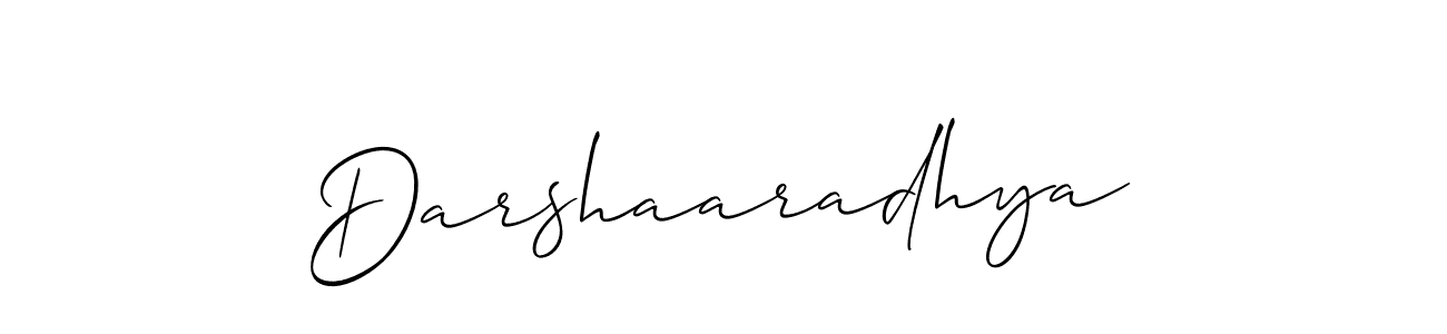 Make a beautiful signature design for name Darshaaradhya. With this signature (Allison_Script) style, you can create a handwritten signature for free. Darshaaradhya signature style 2 images and pictures png