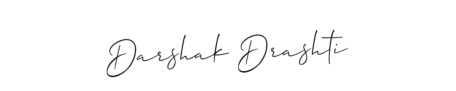 Make a beautiful signature design for name Darshak Drashti. Use this online signature maker to create a handwritten signature for free. Darshak Drashti signature style 2 images and pictures png