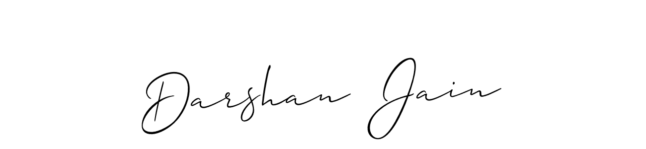 Allison_Script is a professional signature style that is perfect for those who want to add a touch of class to their signature. It is also a great choice for those who want to make their signature more unique. Get Darshan  Jain name to fancy signature for free. Darshan  Jain signature style 2 images and pictures png