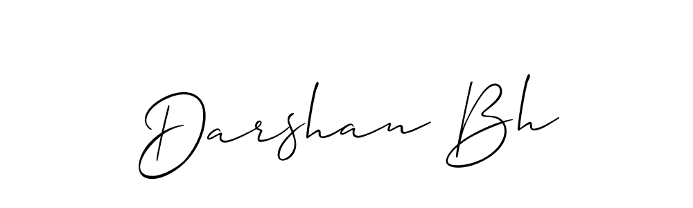 The best way (Allison_Script) to make a short signature is to pick only two or three words in your name. The name Darshan Bh include a total of six letters. For converting this name. Darshan Bh signature style 2 images and pictures png