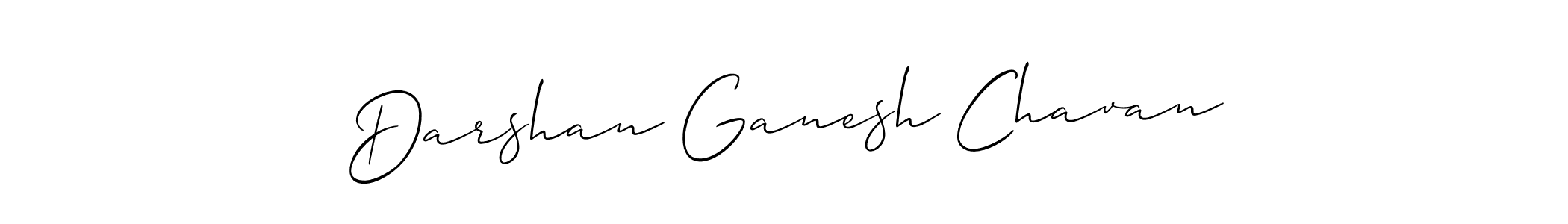 Use a signature maker to create a handwritten signature online. With this signature software, you can design (Allison_Script) your own signature for name Darshan Ganesh Chavan. Darshan Ganesh Chavan signature style 2 images and pictures png