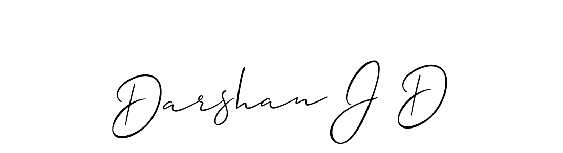 This is the best signature style for the Darshan J D name. Also you like these signature font (Allison_Script). Mix name signature. Darshan J D signature style 2 images and pictures png