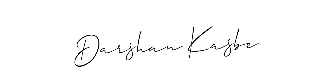 Create a beautiful signature design for name Darshan Kasbe. With this signature (Allison_Script) fonts, you can make a handwritten signature for free. Darshan Kasbe signature style 2 images and pictures png