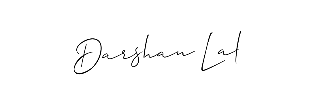 The best way (Allison_Script) to make a short signature is to pick only two or three words in your name. The name Darshan Lal include a total of six letters. For converting this name. Darshan Lal signature style 2 images and pictures png