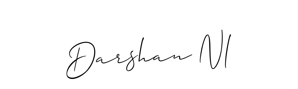 Make a beautiful signature design for name Darshan Nl. Use this online signature maker to create a handwritten signature for free. Darshan Nl signature style 2 images and pictures png