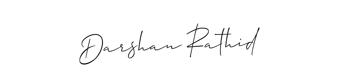 The best way (Allison_Script) to make a short signature is to pick only two or three words in your name. The name Darshan Rathid include a total of six letters. For converting this name. Darshan Rathid signature style 2 images and pictures png