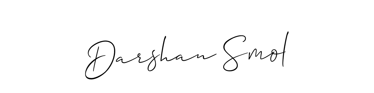 Best and Professional Signature Style for Darshan Smol. Allison_Script Best Signature Style Collection. Darshan Smol signature style 2 images and pictures png