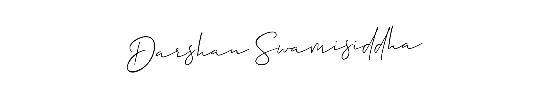 Also we have Darshan Swamisiddha name is the best signature style. Create professional handwritten signature collection using Allison_Script autograph style. Darshan Swamisiddha signature style 2 images and pictures png