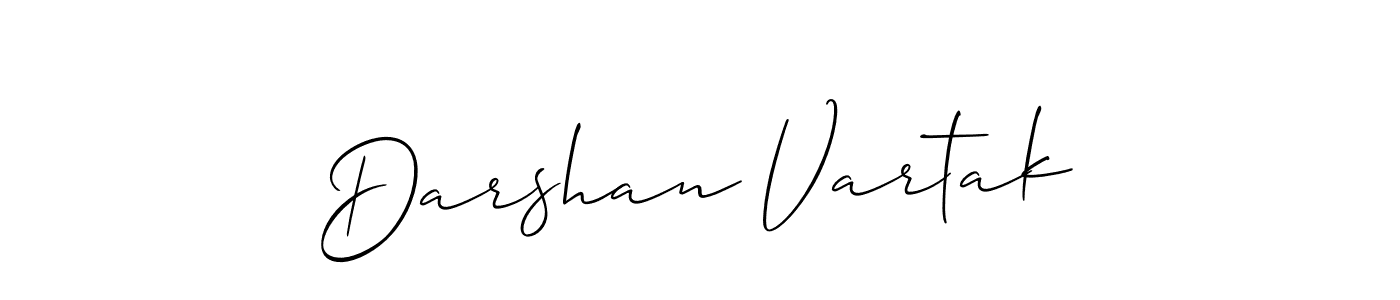 Make a beautiful signature design for name Darshan Vartak. Use this online signature maker to create a handwritten signature for free. Darshan Vartak signature style 2 images and pictures png