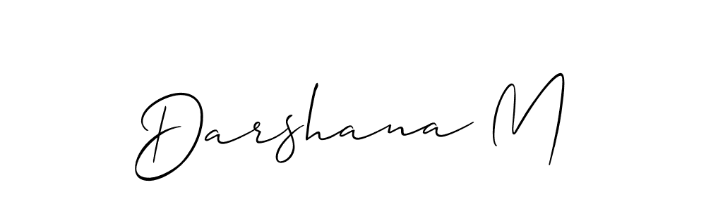 Make a beautiful signature design for name Darshana M. Use this online signature maker to create a handwritten signature for free. Darshana M signature style 2 images and pictures png