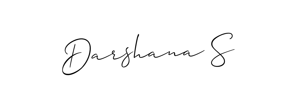 Make a beautiful signature design for name Darshana S. Use this online signature maker to create a handwritten signature for free. Darshana S signature style 2 images and pictures png