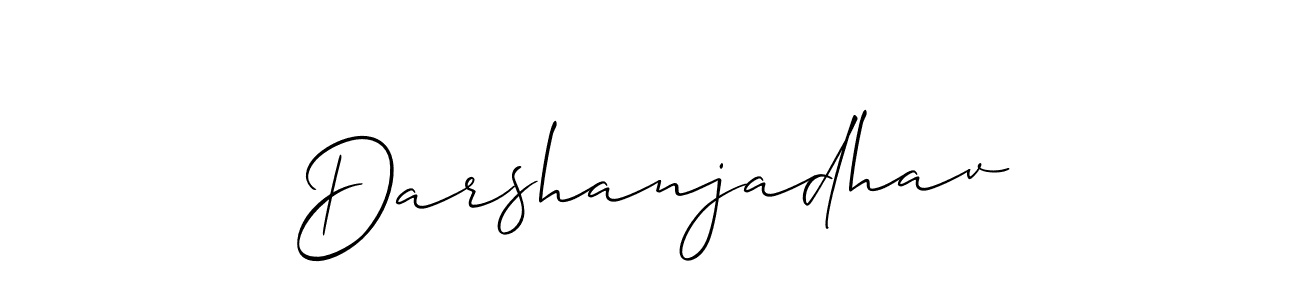 if you are searching for the best signature style for your name Darshanjadhav. so please give up your signature search. here we have designed multiple signature styles  using Allison_Script. Darshanjadhav signature style 2 images and pictures png