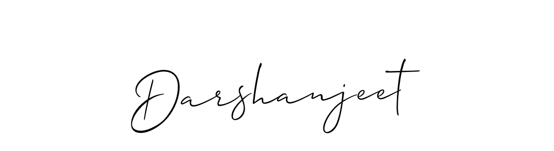 Design your own signature with our free online signature maker. With this signature software, you can create a handwritten (Allison_Script) signature for name Darshanjeet. Darshanjeet signature style 2 images and pictures png
