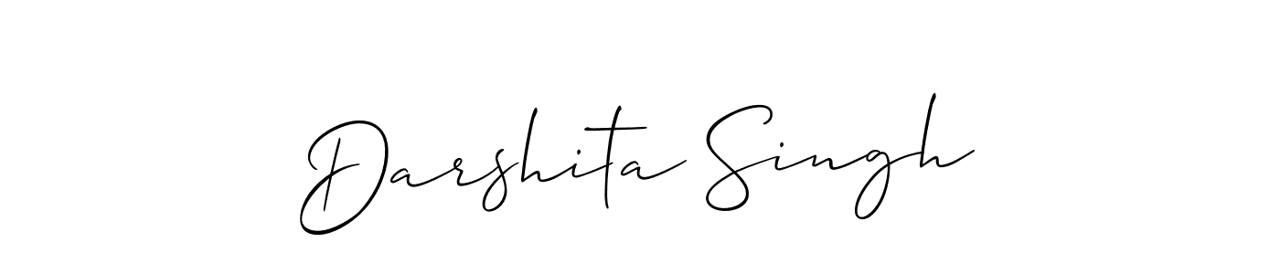 This is the best signature style for the Darshita Singh name. Also you like these signature font (Allison_Script). Mix name signature. Darshita Singh signature style 2 images and pictures png