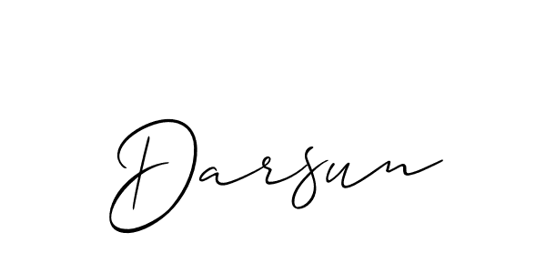 You should practise on your own different ways (Allison_Script) to write your name (Darsun) in signature. don't let someone else do it for you. Darsun signature style 2 images and pictures png
