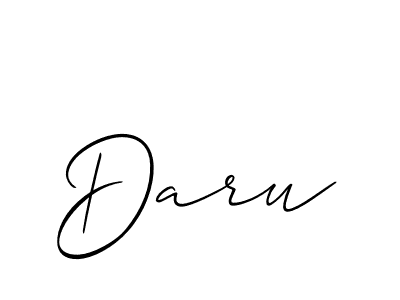 How to Draw Daru signature style? Allison_Script is a latest design signature styles for name Daru. Daru signature style 2 images and pictures png