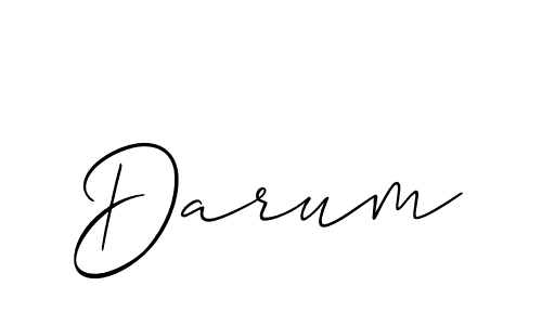How to make Darum name signature. Use Allison_Script style for creating short signs online. This is the latest handwritten sign. Darum signature style 2 images and pictures png