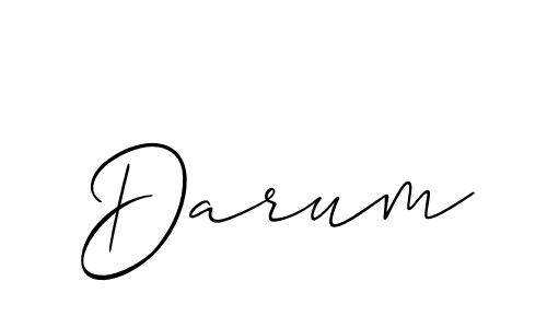Use a signature maker to create a handwritten signature online. With this signature software, you can design (Allison_Script) your own signature for name Darum. Darum signature style 2 images and pictures png