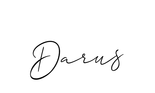 You should practise on your own different ways (Allison_Script) to write your name (Darus) in signature. don't let someone else do it for you. Darus signature style 2 images and pictures png
