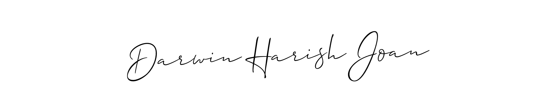 Make a beautiful signature design for name Darwin Harish Joan. Use this online signature maker to create a handwritten signature for free. Darwin Harish Joan signature style 2 images and pictures png