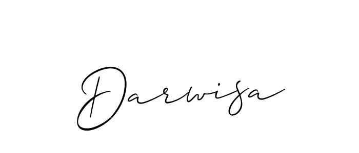 It looks lik you need a new signature style for name Darwisa. Design unique handwritten (Allison_Script) signature with our free signature maker in just a few clicks. Darwisa signature style 2 images and pictures png
