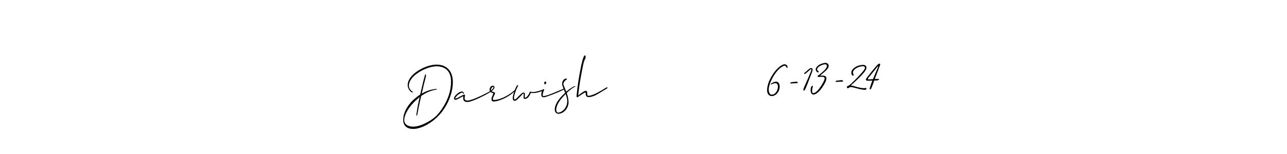 Darwish           6-13-24 stylish signature style. Best Handwritten Sign (Allison_Script) for my name. Handwritten Signature Collection Ideas for my name Darwish           6-13-24. Darwish           6-13-24 signature style 2 images and pictures png