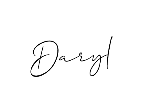It looks lik you need a new signature style for name Daryl. Design unique handwritten (Allison_Script) signature with our free signature maker in just a few clicks. Daryl signature style 2 images and pictures png