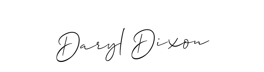 How to make Daryl Dixon signature? Allison_Script is a professional autograph style. Create handwritten signature for Daryl Dixon name. Daryl Dixon signature style 2 images and pictures png