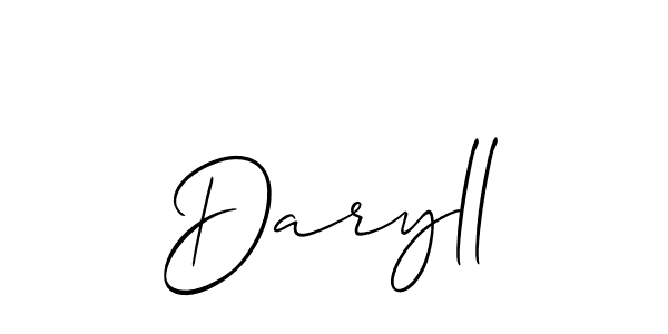 How to Draw Daryll signature style? Allison_Script is a latest design signature styles for name Daryll. Daryll signature style 2 images and pictures png