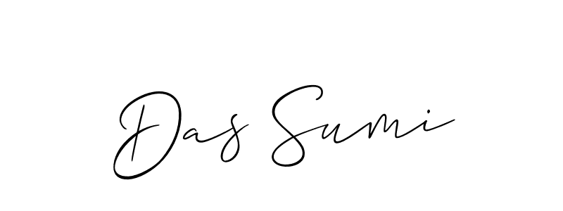 The best way (Allison_Script) to make a short signature is to pick only two or three words in your name. The name Das Sumi include a total of six letters. For converting this name. Das Sumi signature style 2 images and pictures png