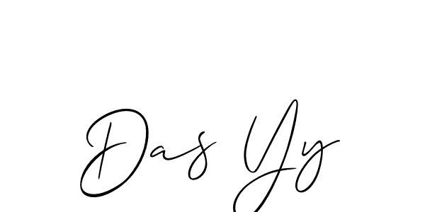 Similarly Allison_Script is the best handwritten signature design. Signature creator online .You can use it as an online autograph creator for name Das Yy. Das Yy signature style 2 images and pictures png