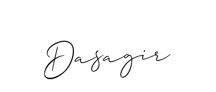 if you are searching for the best signature style for your name Dasagir. so please give up your signature search. here we have designed multiple signature styles  using Allison_Script. Dasagir signature style 2 images and pictures png