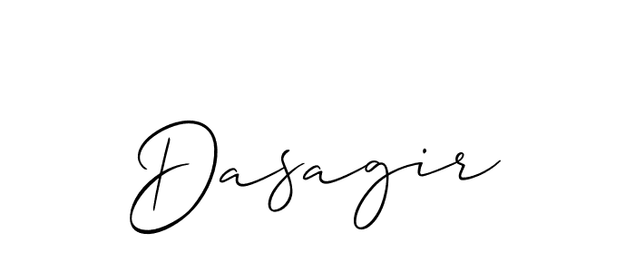 How to make Dasagir name signature. Use Allison_Script style for creating short signs online. This is the latest handwritten sign. Dasagir signature style 2 images and pictures png