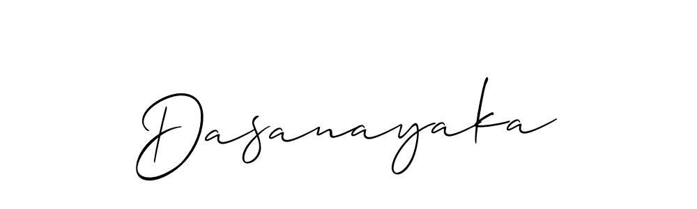 Design your own signature with our free online signature maker. With this signature software, you can create a handwritten (Allison_Script) signature for name Dasanayaka. Dasanayaka signature style 2 images and pictures png